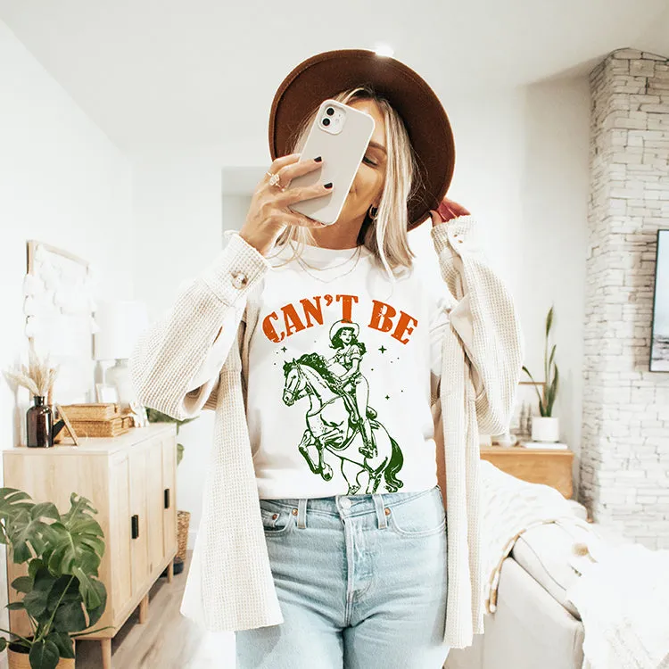 Can't Be Tamed Western Cowgirl Graphic Tee (Wholesale) sold by Alley and Rae product image thumbnail 3