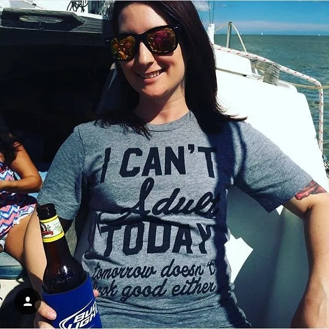 I Can't Adult Today Lightweight Tee sold by Alley and Rae product image thumbnail 2