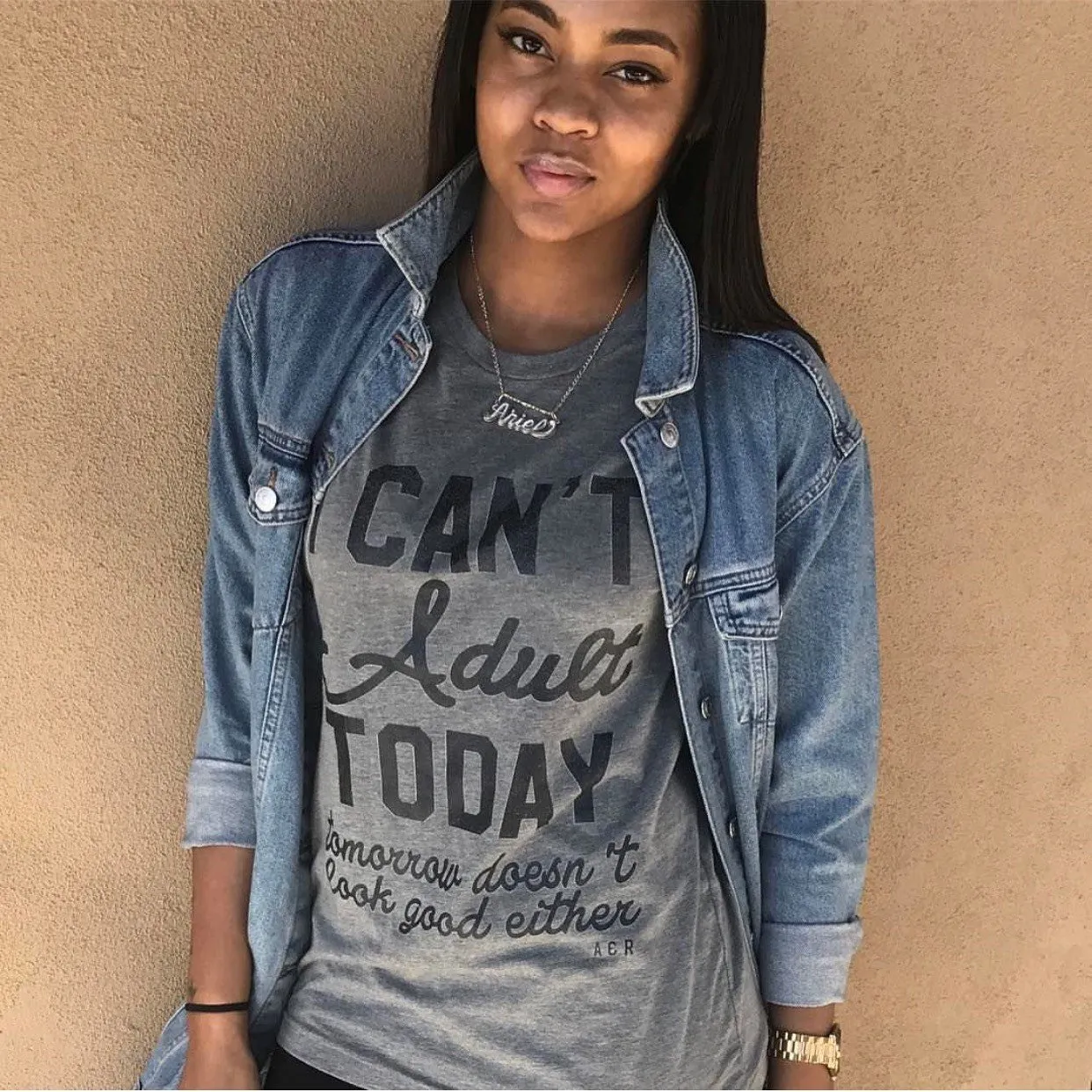 I Can't Adult Today Lightweight Tee sold by Alley and Rae product image thumbnail 5