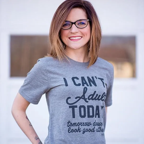 I Can't Adult Today Lightweight Tee sold by Alley and Rae product image thumbnail 3
