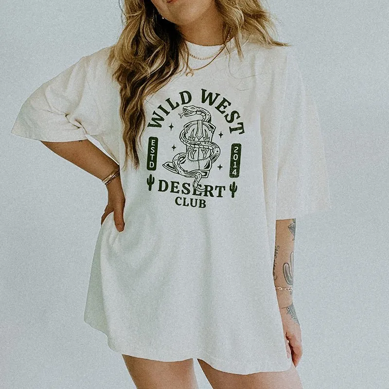 Wild West Desert Club Heavyweight Graphic Tee sold by Alley and Rae product image thumbnail 3