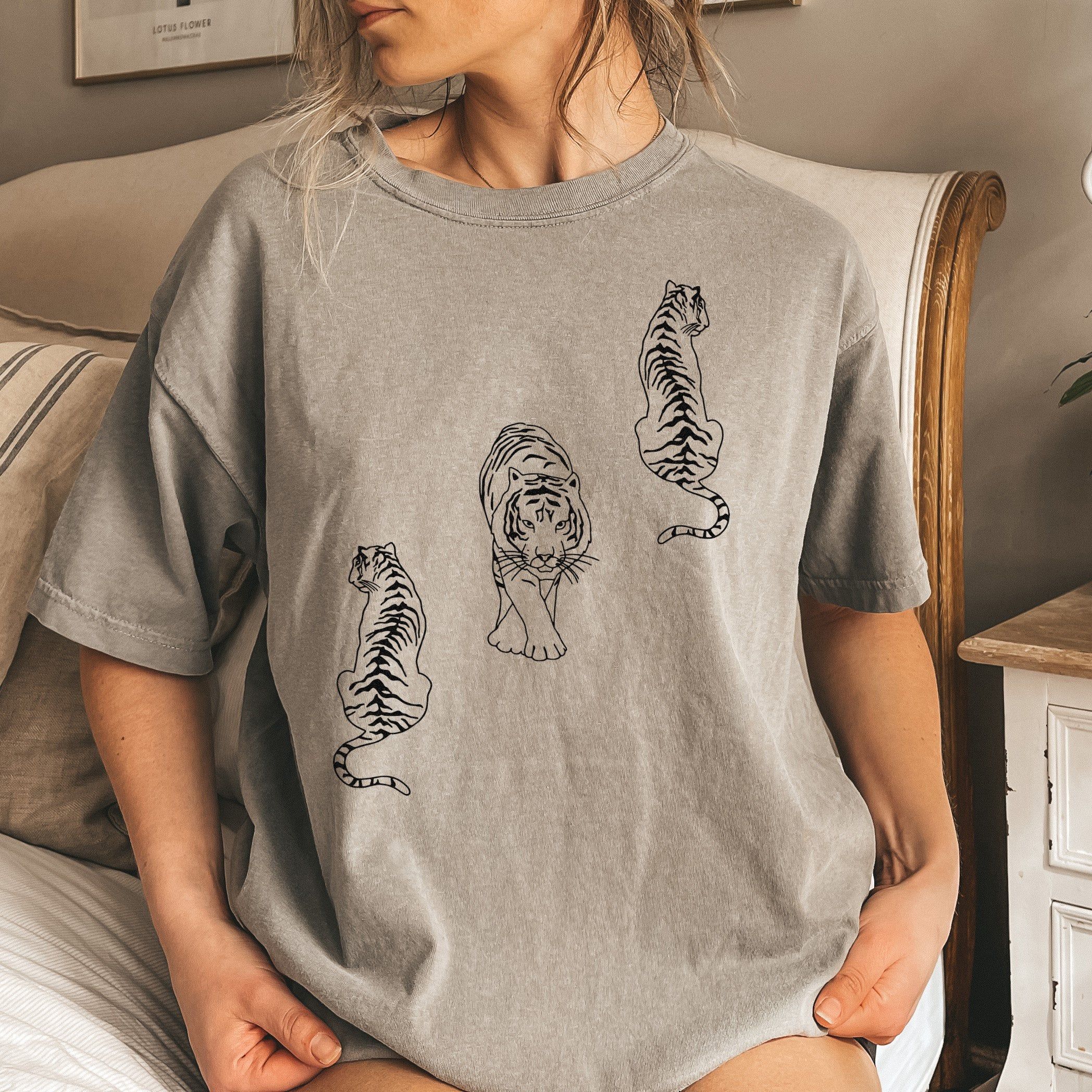 Tiger Graphic Tee Shirt (Wholesale) sold by Ally and Rae