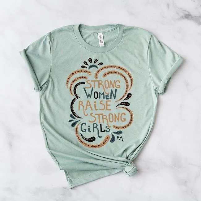 Strong Women Raise Strong Girls Lightweight Tee - Final Sale sold by Alley and Rae product image thumbnail 3