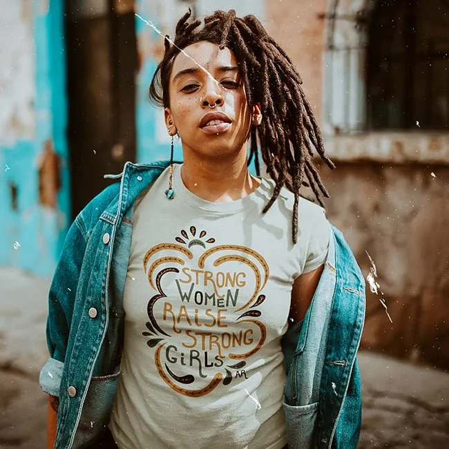 Strong Women Raise Strong Girls Lightweight Tee - Final Sale sold by Alley and Rae