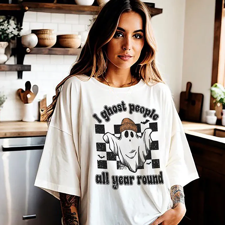 I Ghost People All Year Round Heavyweight Tee sold by Alley and Rae