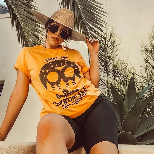 Crystal Lake Camp Counselor Graphic Tee Shirt sold by Alley and Rae product image thumbnail 2