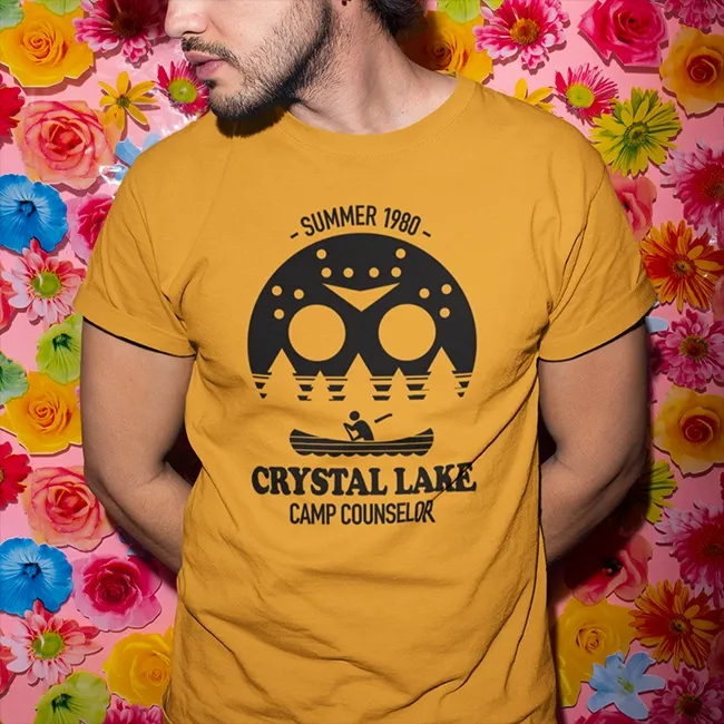 Crystal Lake Camp Counselor Graphic Tee Shirt sold by Alley and Rae product image thumbnail 3