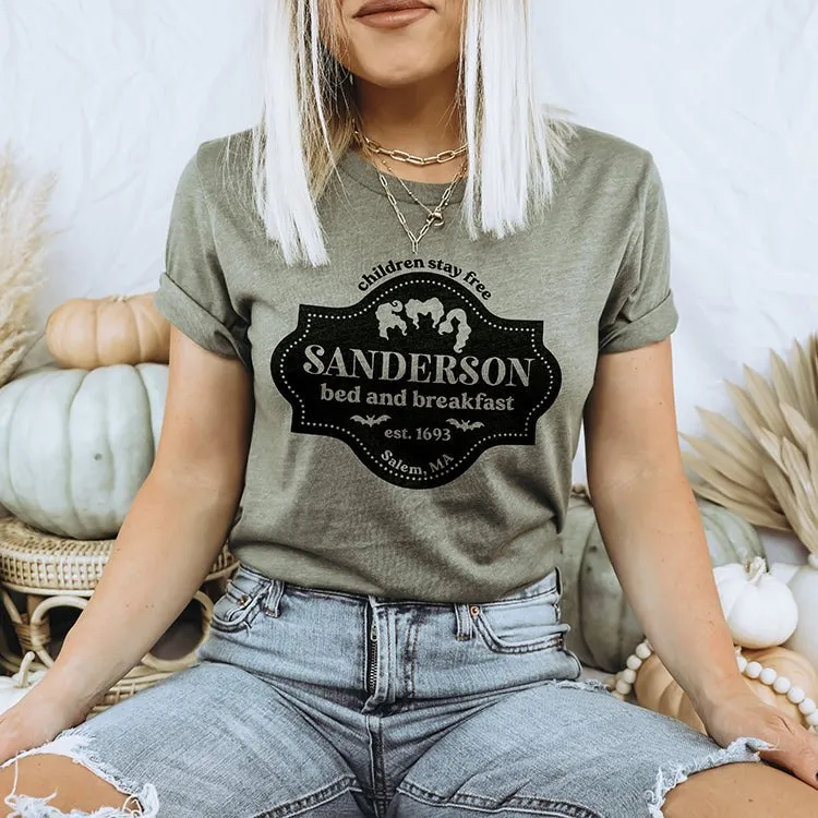 Sanderson Bed And Breakfast Lightweight Tee sold by Alley and Rae product image thumbnail 5