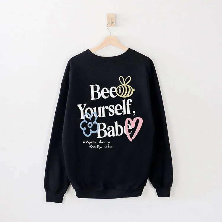Bee Yourself, Babe Crewneck Sweatshirt sold by Alley and Rae product image thumbnail 3