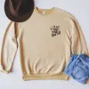 Let That Shit Go Embroidered Crewneck Sweatshirt sold by Alley and Rae