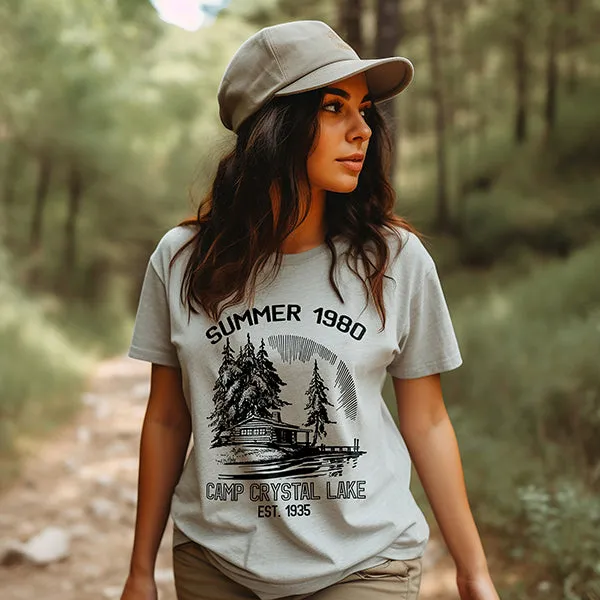 Camp Crystal Lake Lightweight Tee - Final Sale sold by Alley and Rae