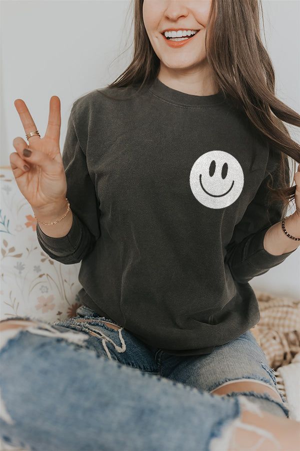 Come Back With Coffee Long Sleeve Tee Shirt (Wholesale) sold by Ally and Rae product image thumbnail 4