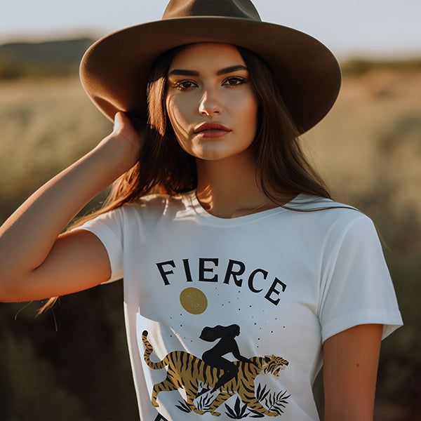 Fierce Female Graphic Tee (Wholesale) sold by Ally and Rae product image thumbnail 3