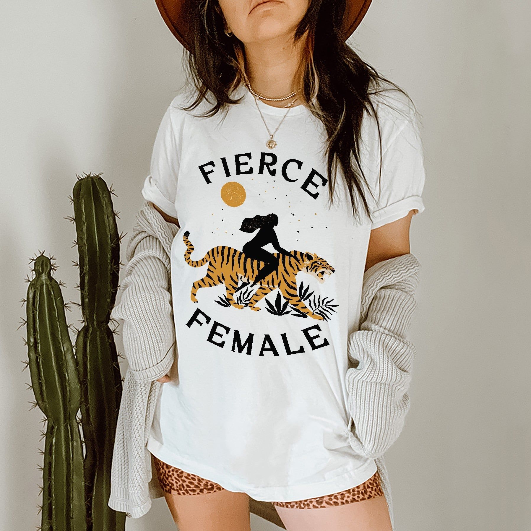 Fierce Female Graphic Tee (Wholesale) sold by Ally and Rae product image thumbnail 2