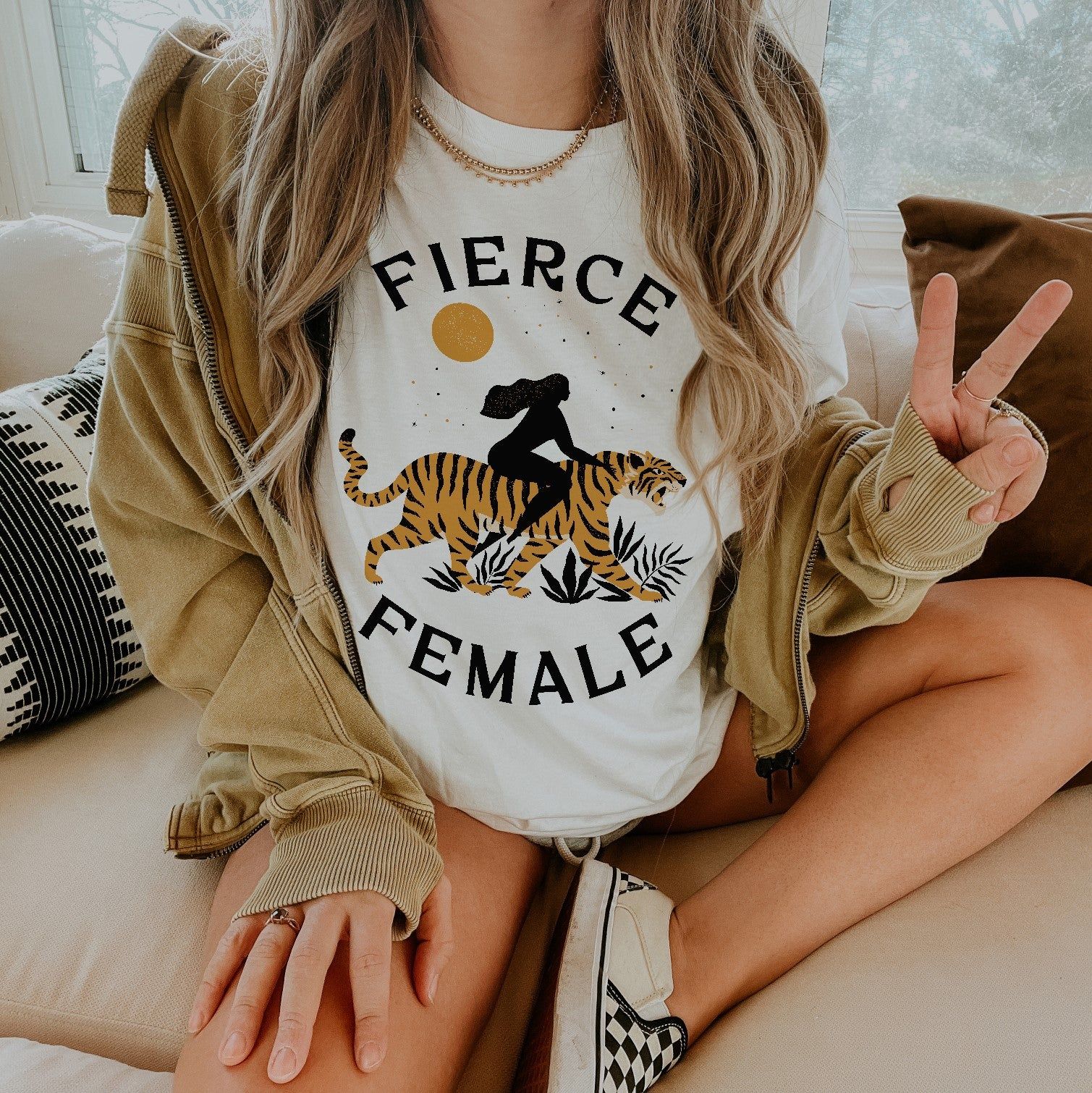 Fierce Female Graphic Tee (Wholesale) sold by Ally and Rae product image thumbnail 4