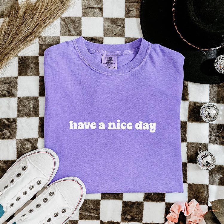 Have A Nice Day Graphic Tee (Wholesale) sold by Ally and Rae product image thumbnail 4