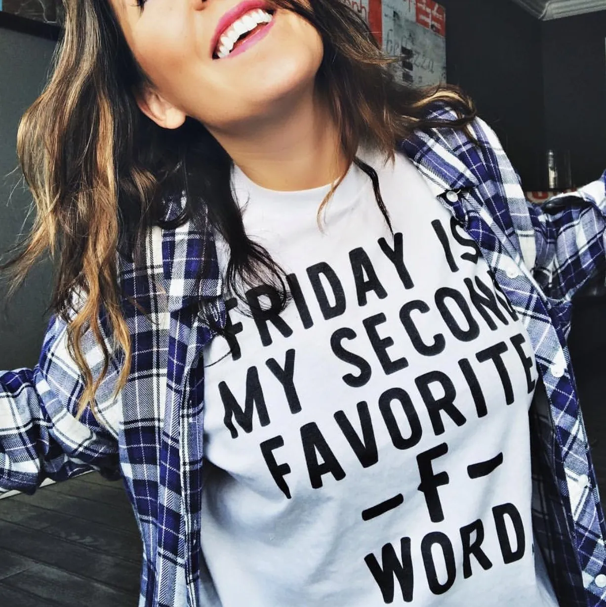 Friday Is My Second Favorite F Word Lightweight Tee sold by Alley and Rae