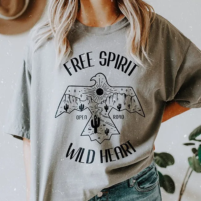 Free Spirit Wild Heart Heavyweight Tee sold by Alley and Rae product image thumbnail 2