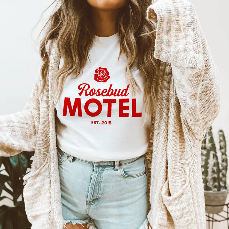 Rosebud Motel Graphic Tee (Wholesale) sold by Alley and Rae