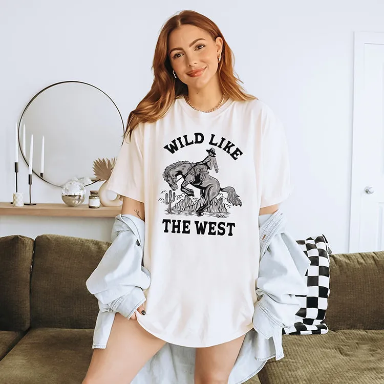Wild Like The West Heavyweight Tee sold by Alley and Rae product image thumbnail 3
