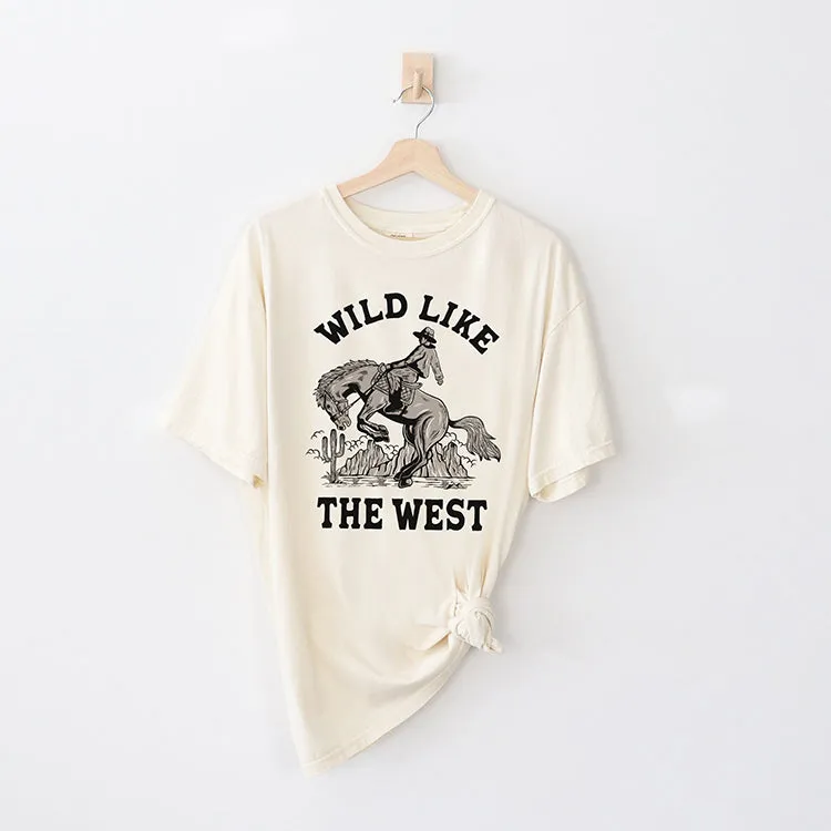 Wild Like The West Heavyweight Tee sold by Alley and Rae product image thumbnail 2