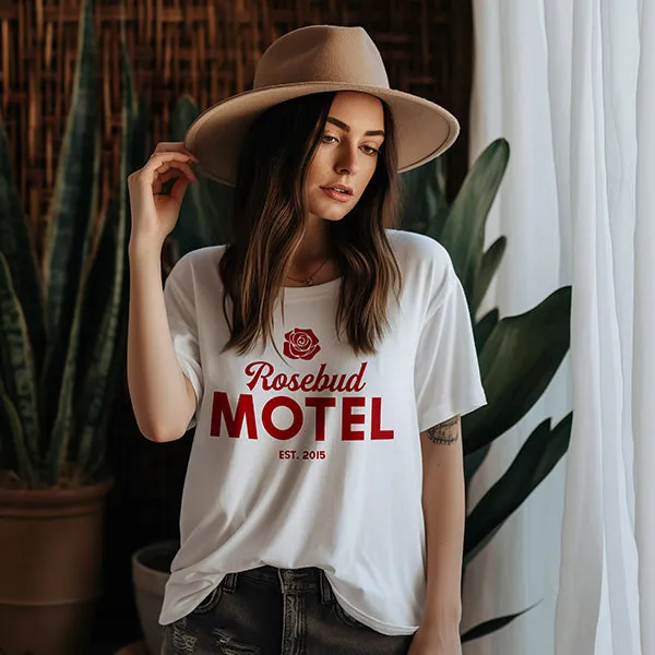 Rosebud Motel Lightweight Tee sold by Alley and Rae