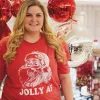 Jolly AF Lightweight Tee sold by Alley and Rae
