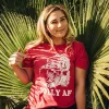 Jolly AF Lightweight Tee sold by Alley and Rae