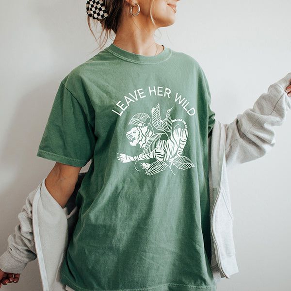 Leave Her Wild Graphic Tee (Wholesale) sold by Ally and Rae product image thumbnail 3