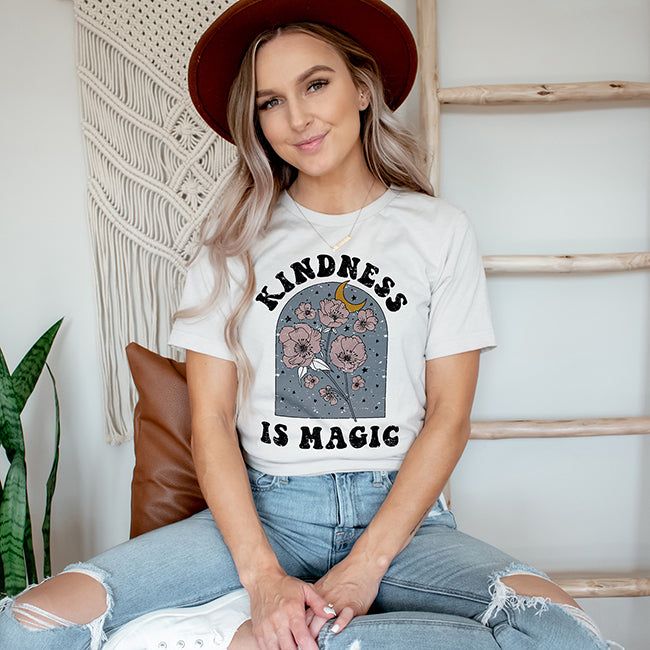 Kindness Is Magic Graphic Tee (Wholesale) sold by Ally and Rae product image thumbnail 3
