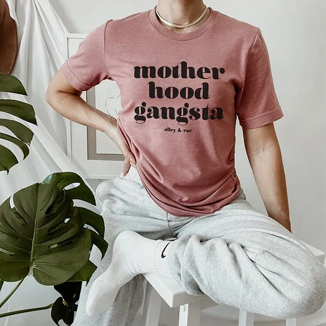 Motherhood Gangsta Lightweight Tee sold by Alley and Rae product image thumbnail 5