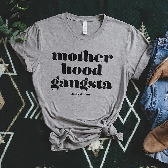 Motherhood Gangsta Lightweight Tee sold by Alley and Rae product image thumbnail 3