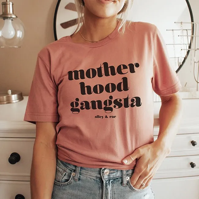 Motherhood Gangsta Lightweight Tee sold by Alley and Rae product image thumbnail 4