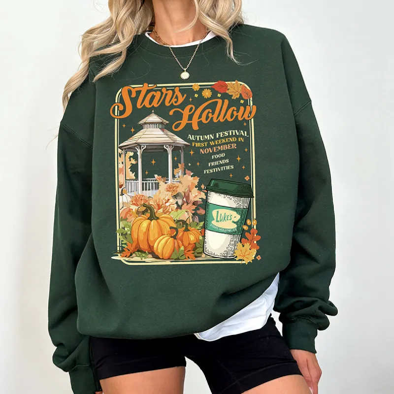 Stars Hollow Autumn Festival Crewneck Sweatshirt sold by Alley and Rae