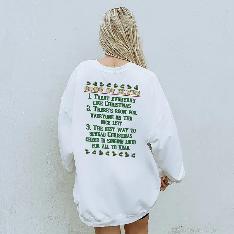 Buddy's Elf Academy Crewneck Sweatshirt sold by Alley and Rae product image thumbnail 3