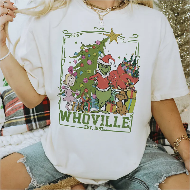 Vintage Whoville Heavyweight Christmas Tee sold by Alley and Rae