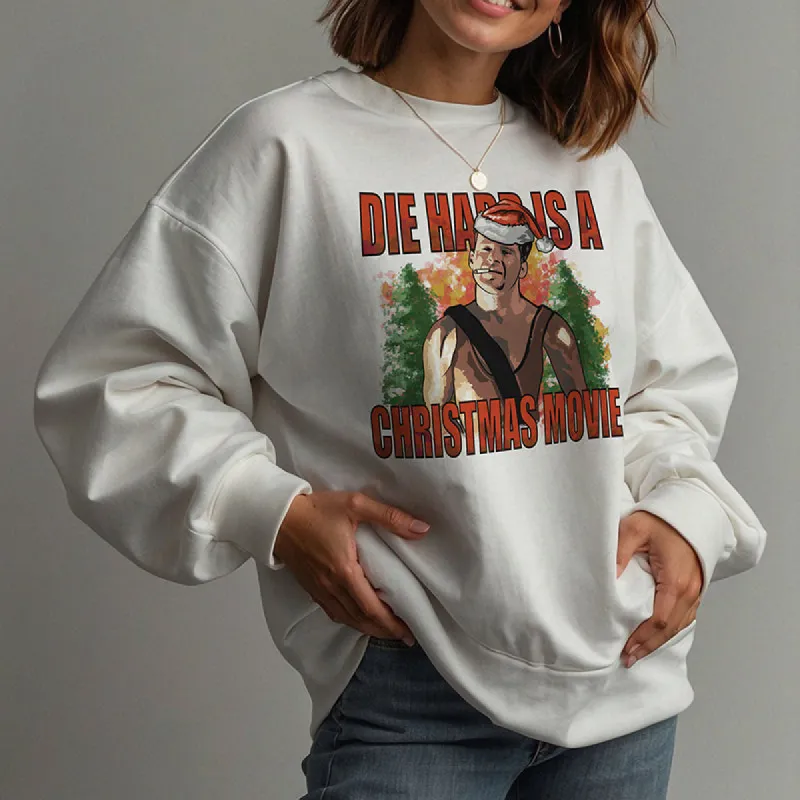 Die Hard Is A Christmas Movie Crewneck Sweatshirt sold by Alley and Rae