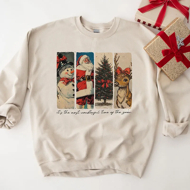 It's The Most Wonderful Time Of The Year Christmas Crewneck sold by Alley and Rae product image thumbnail 2