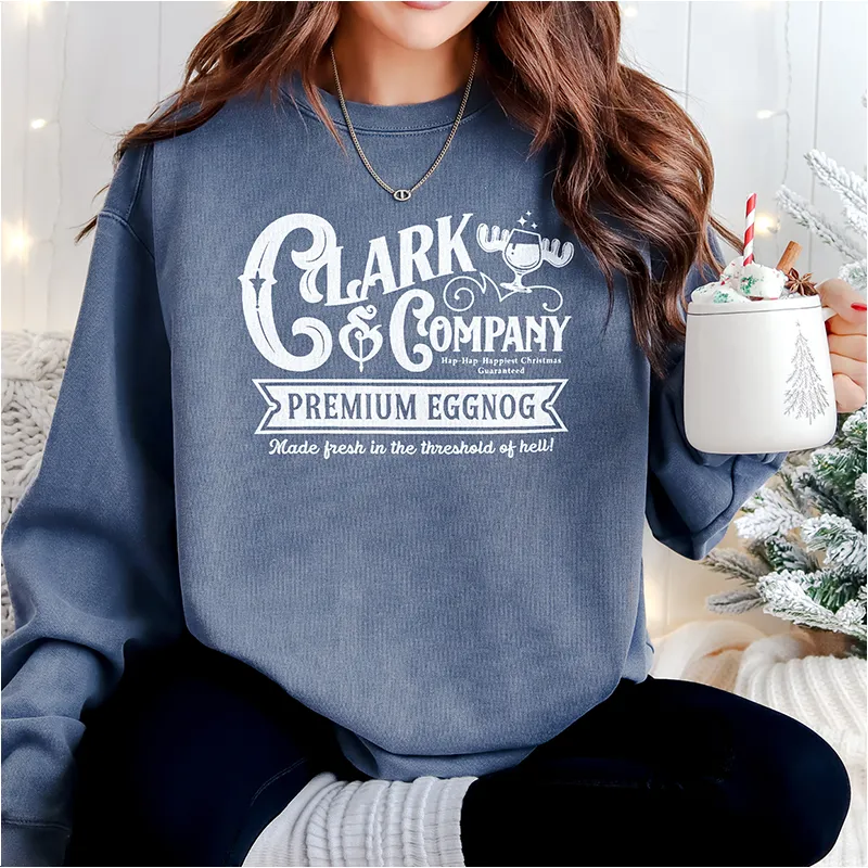 Clark And Company Premium Eggnog Holiday Crewneck sold by Alley and Rae product image thumbnail 2