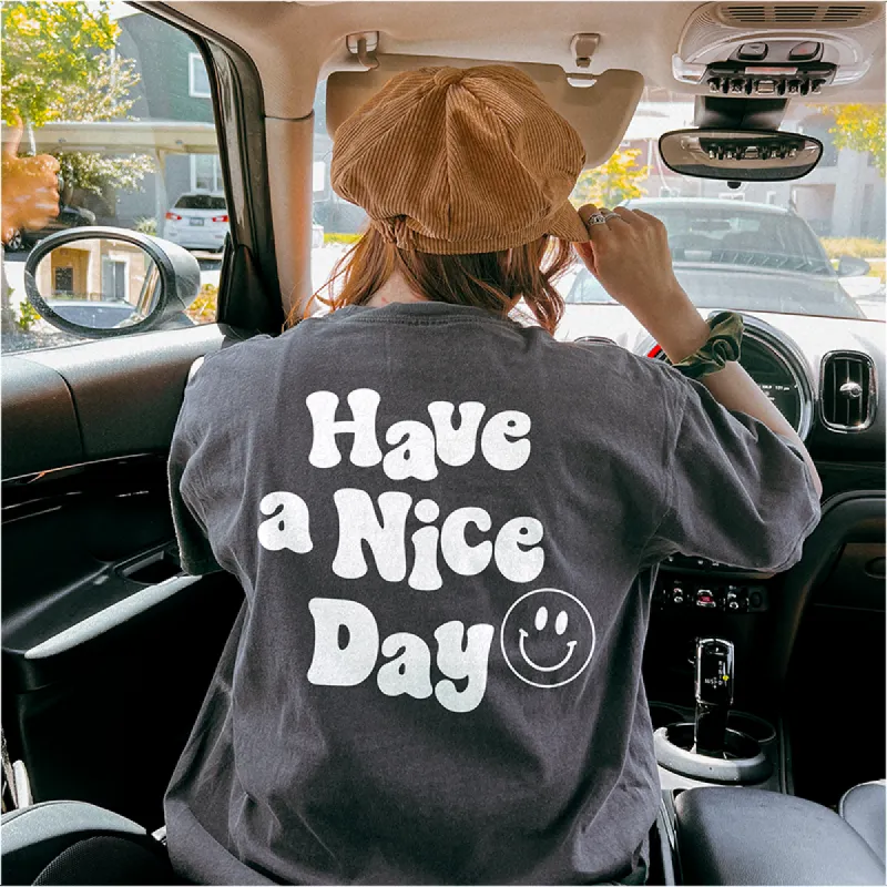 Have A Nice Day Graphic Tee (Pre-Order) sold by Alley and Rae