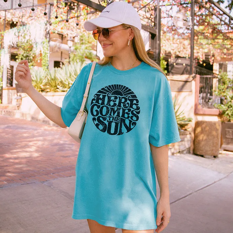 Here Comes The Sun Heavyweight Graphic Tee sold by Alley and Rae