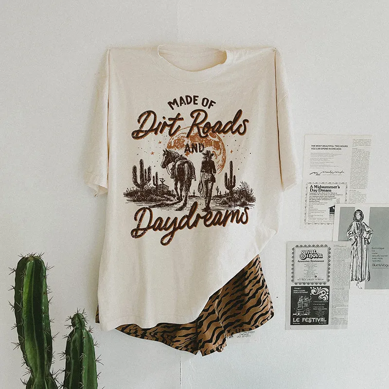 Made Of Dirt Roads And Daydreams Tee sold by Alley and Rae product image thumbnail 3