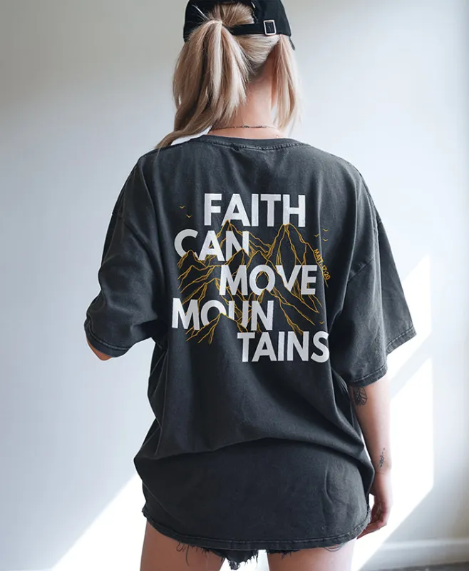 Faith Can Move Mountains Graphic Tee sold by Alley and Rae