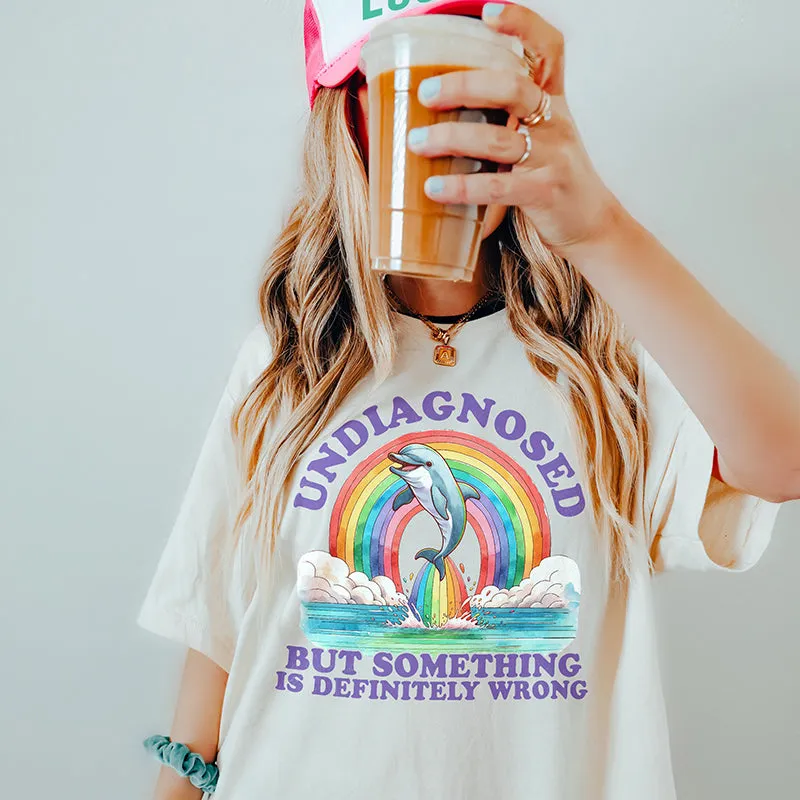 Undiagnosed But Something Is Definitely Wrong Lightweight Tee sold by Alley and Rae