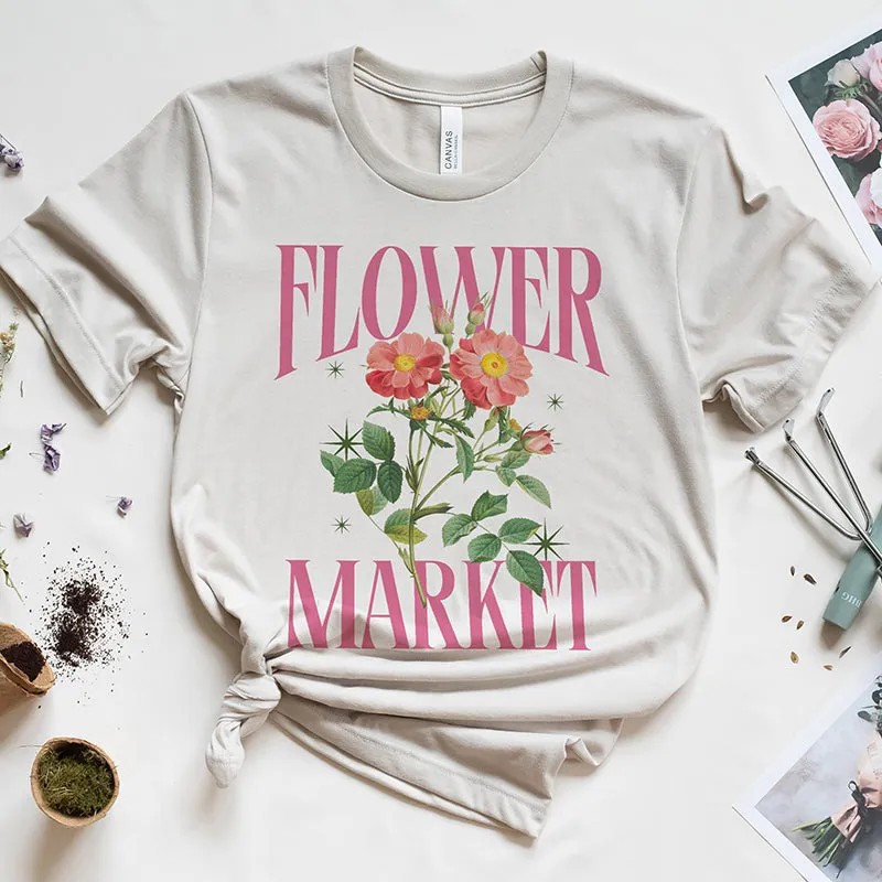 Flower Market Lightweight Tee sold by Alley and Rae product image thumbnail 4