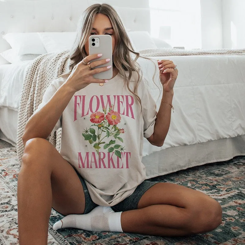 Flower Market Lightweight Tee sold by Alley and Rae