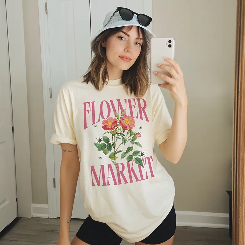 Flower Market Heavyweight Tee sold by Alley and Rae product image thumbnail 2