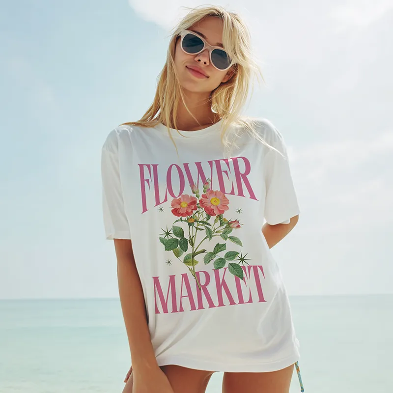 Flower Market Heavyweight Tee sold by Alley and Rae product image thumbnail 3