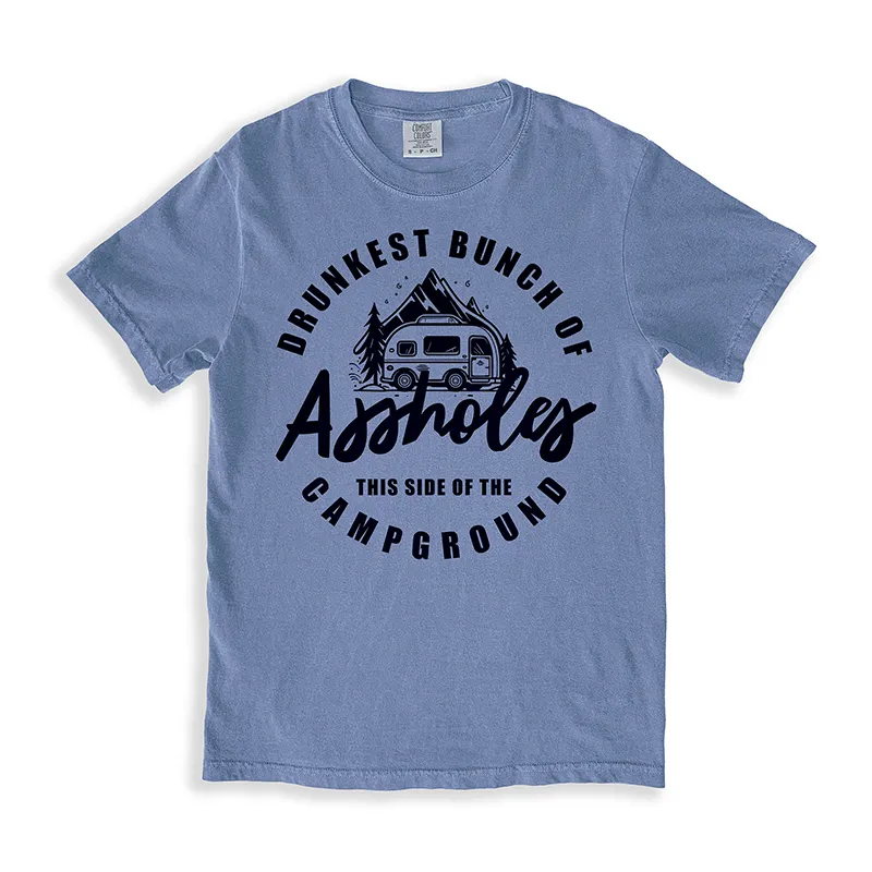 Drunkest Bunch of Assholes This Side of the Campground Tee sold by Alley and Rae product image thumbnail 4