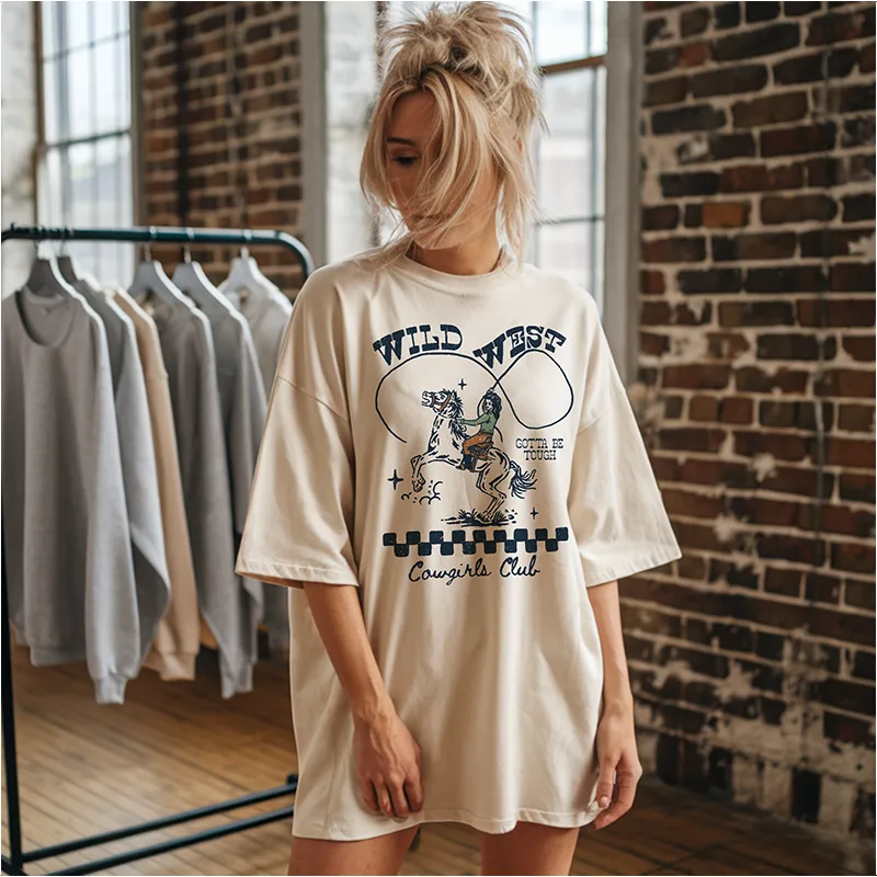 Wild West Cowgirls Club Tee (Wholesale) sold by Alley and Rae